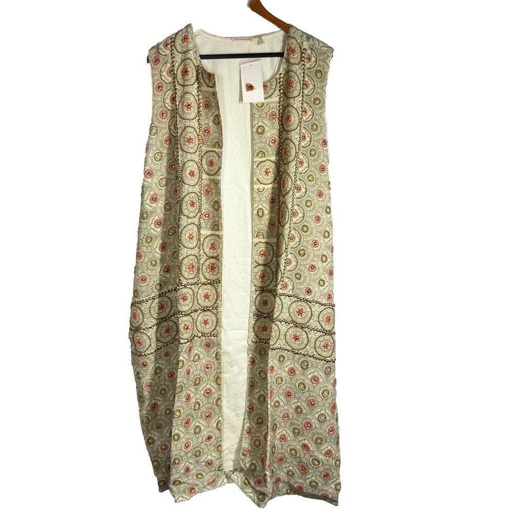 Soft‎ Surroundings Alhambra Jacket Beaded Embroidered One Size
